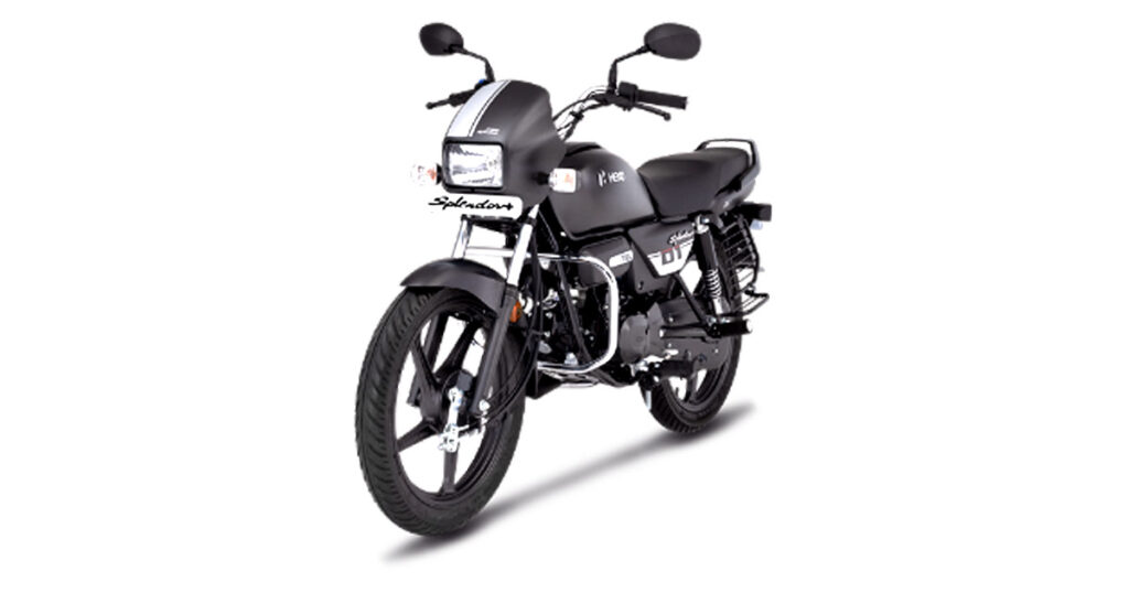 splendor plus bike black